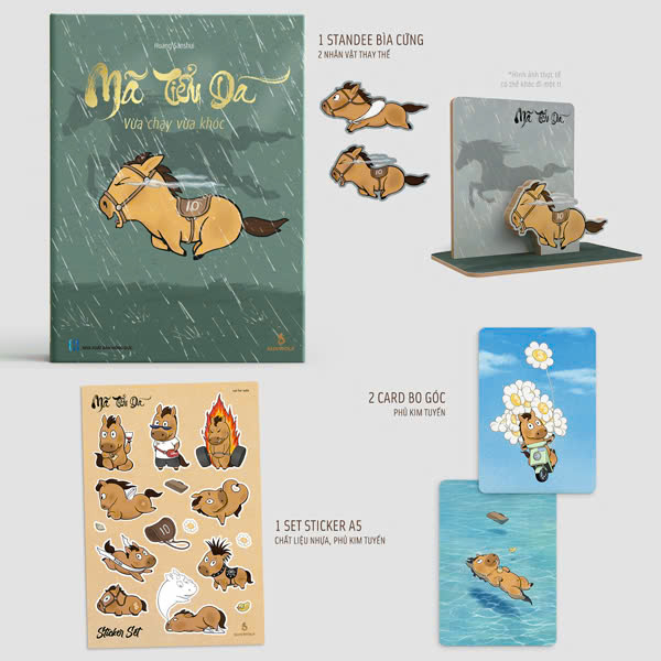 Ma Tieu Da - Vua Chay Vua Khoc - Bia Cung - Tang Kem 1 Sticker A5 Nhua Can Kim Tuyen + 1 Standee Bia Cung + 2 Card Bo Goc