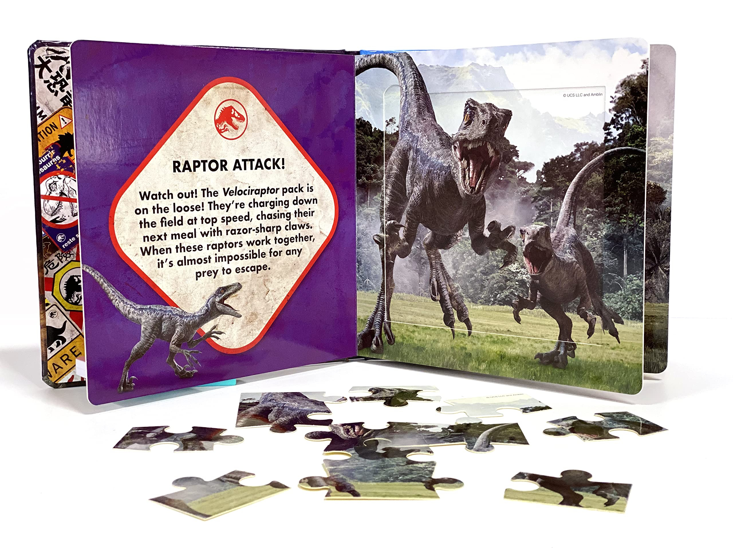 my first puzzle book: universal jurassic world - Ảnh 3