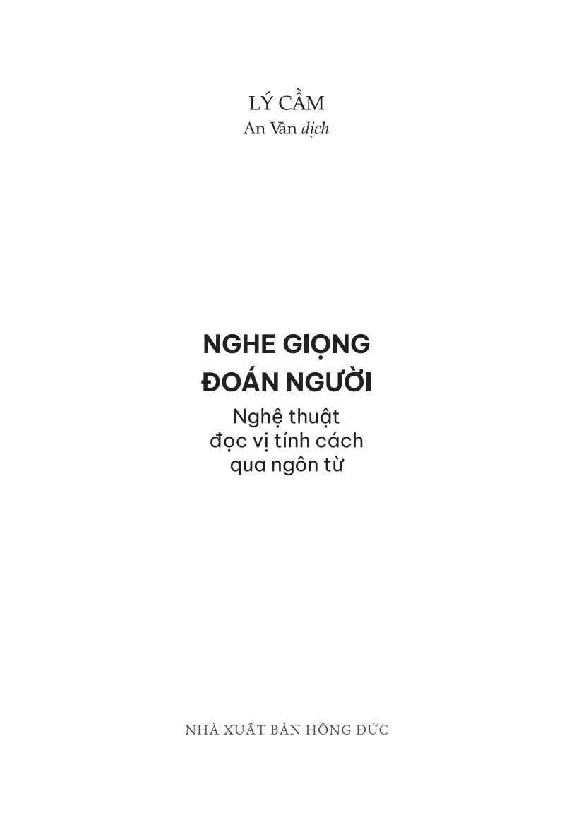 Nghe Giọng Đoán Người - Nghệ Thuật Đọc Vị Tính Cách Qua Ngôn Từ - Ảnh 3