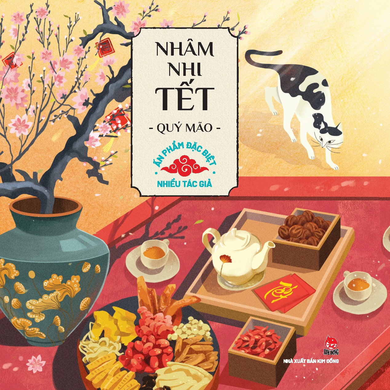 nhâm nhi tết quý mão - 2023 - bìa cứng - tặng kèm bookmark mèo may mắn + bộ lì xì ngũ phúc - Ảnh 3
