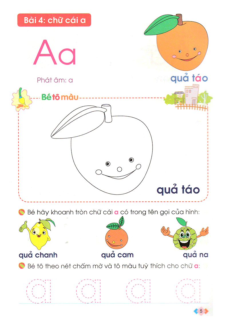 nhận biết và làm quen với chữ cái (dành cho trẻ 4 - 5 tuổi) - Ảnh 7