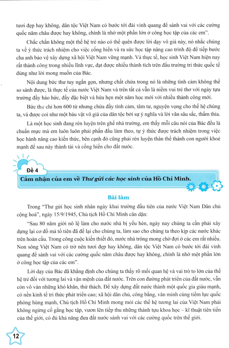 những bài làm văn mẫu 5 - tập 1 (cánh diều) - Ảnh 9