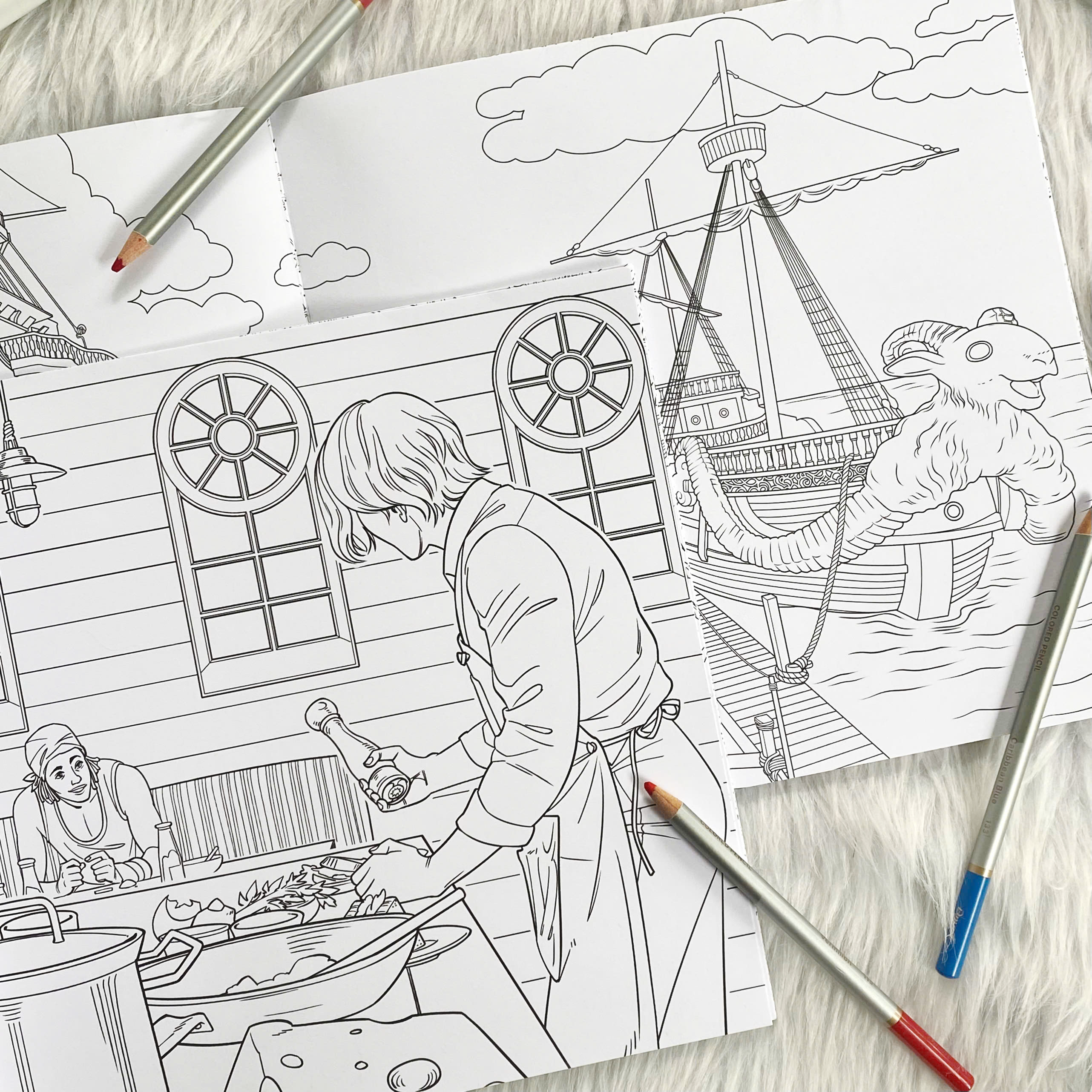 One Piece - Sách Tô Màu Chính Thức Phiên Bản Live Action - Ảnh 10