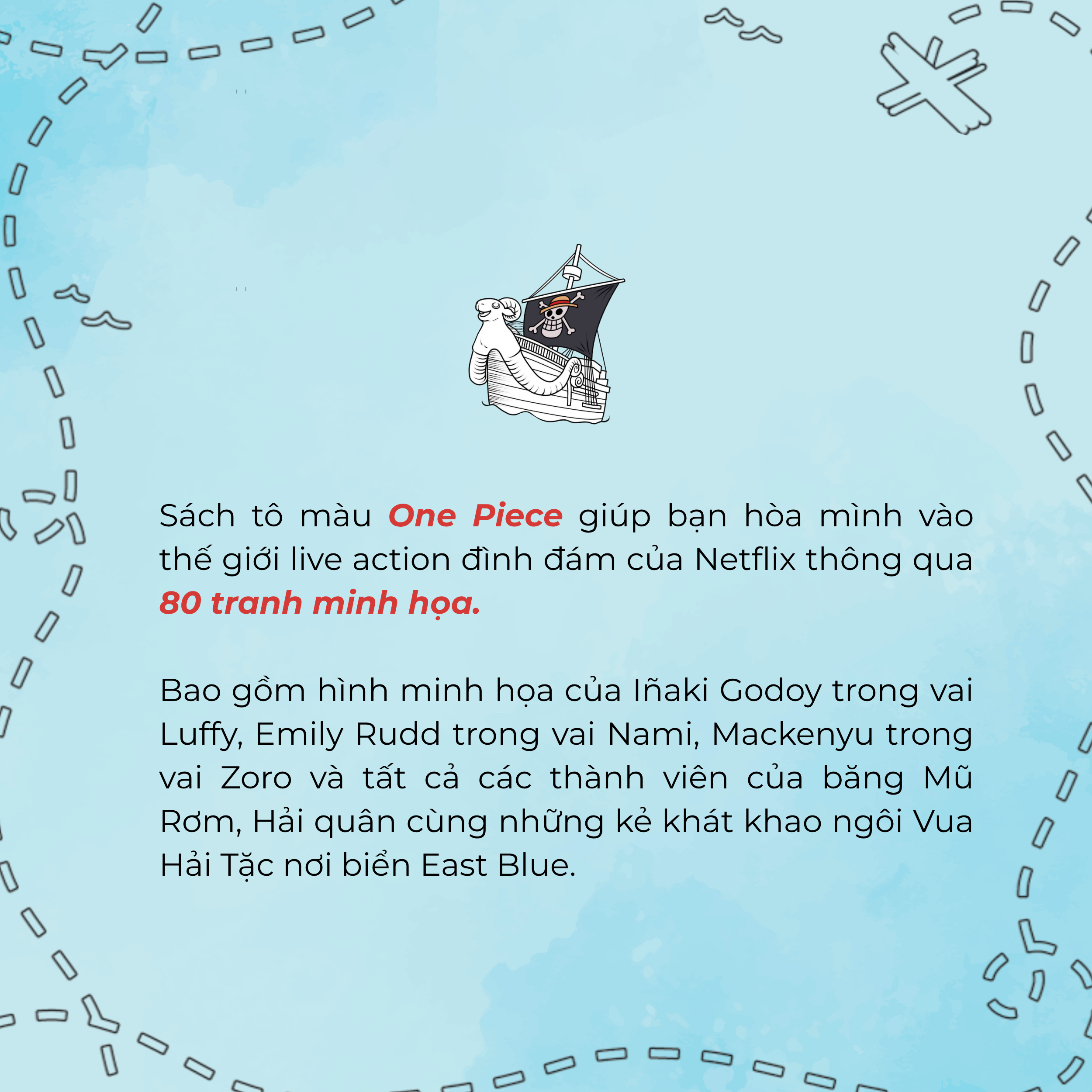 One Piece - Sách Tô Màu Chính Thức Phiên Bản Live Action - Ảnh 7