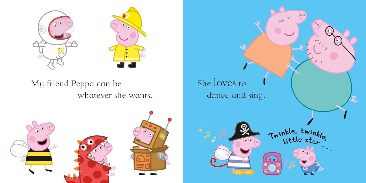 peppa pig - my best friend peppa - 20th anniversary picture book - Ảnh 4