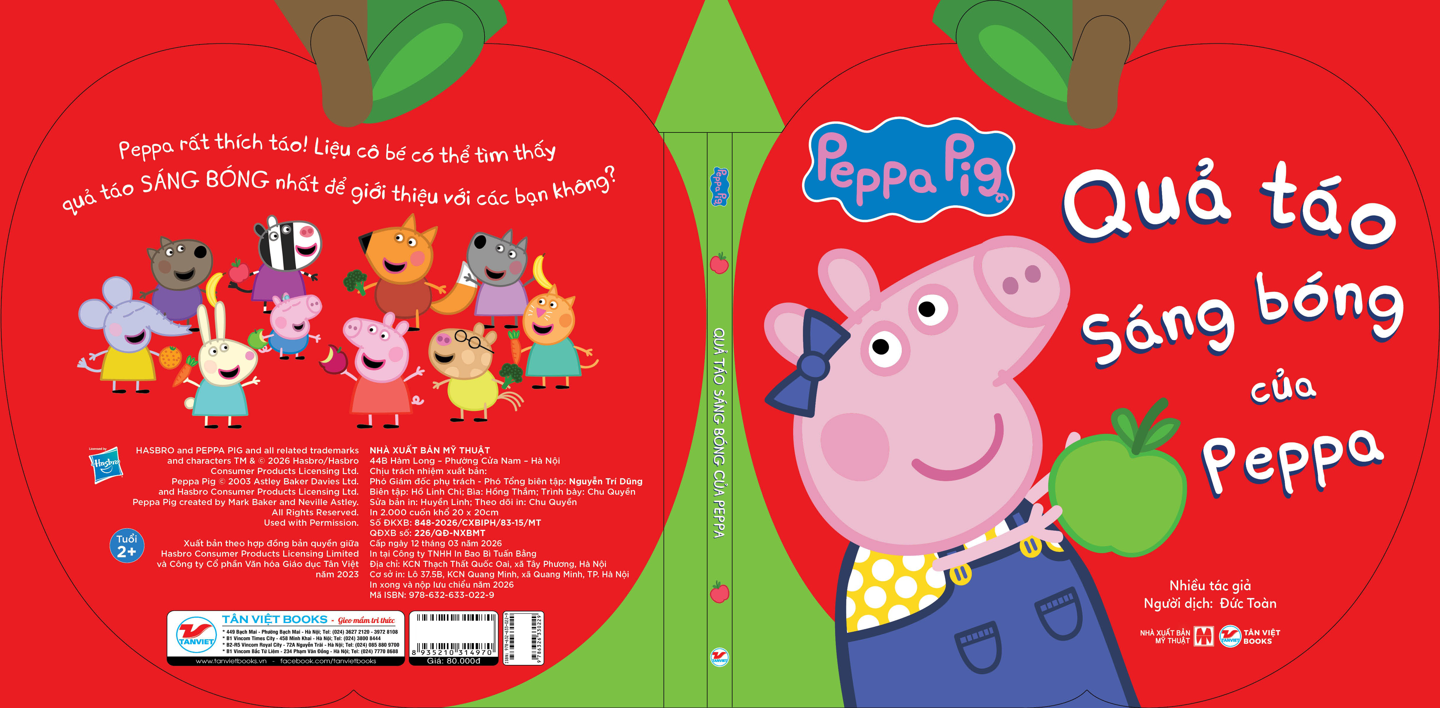 Peppa Pig - Quả Táo Sáng Bóng Của Peppa - Bìa Cứng - Ảnh 4