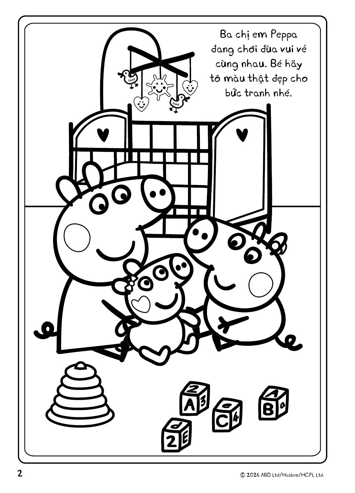 Peppa Pig - Sách Tô Màu Và Bóc Dán - Gia Đình Hạnh Phúc - Ảnh 4