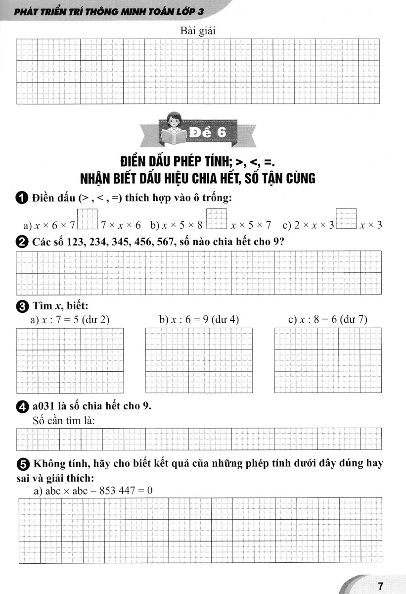 phát triển trí thông minh toán lớp 3 - Ảnh 10