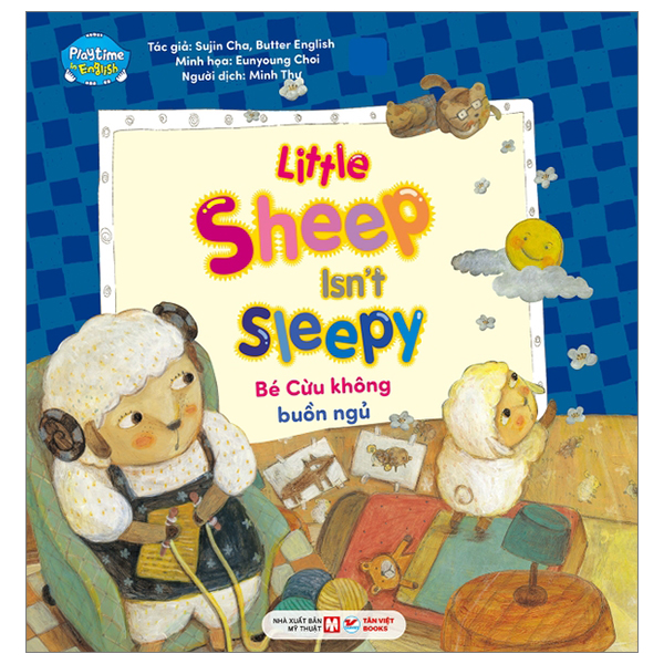 playtime in english - level 4 - little sheep isn't sleepy - bé cừu không buồn ngủ - Ảnh 2