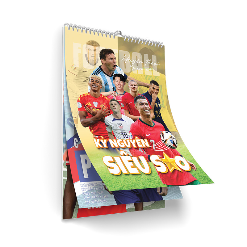 Poster Cầu Thủ Bóng Đá 2026 - Kỷ Nguyên Siêu Sao - Ảnh 2