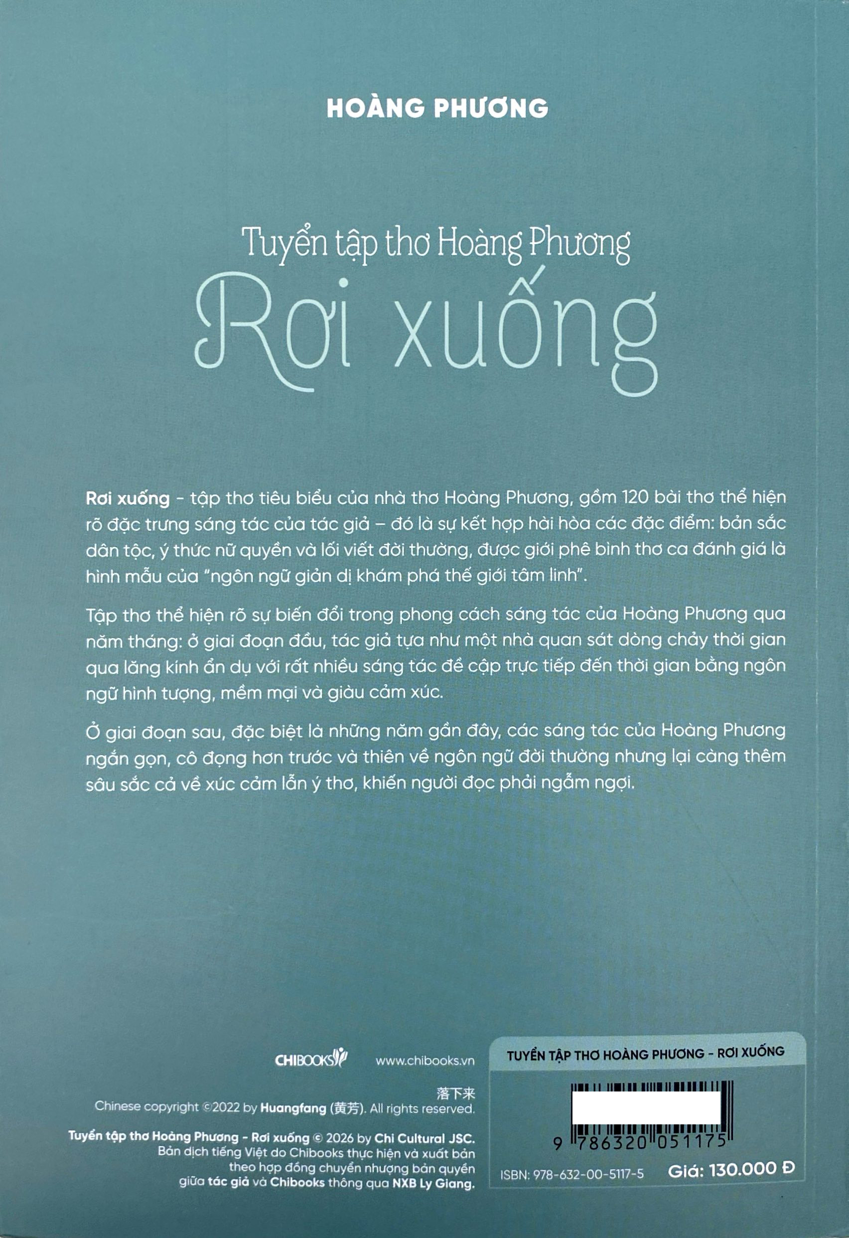 Rơi Xuống - Tuyển Tập Thơ Hoàng Phương - Ảnh 6