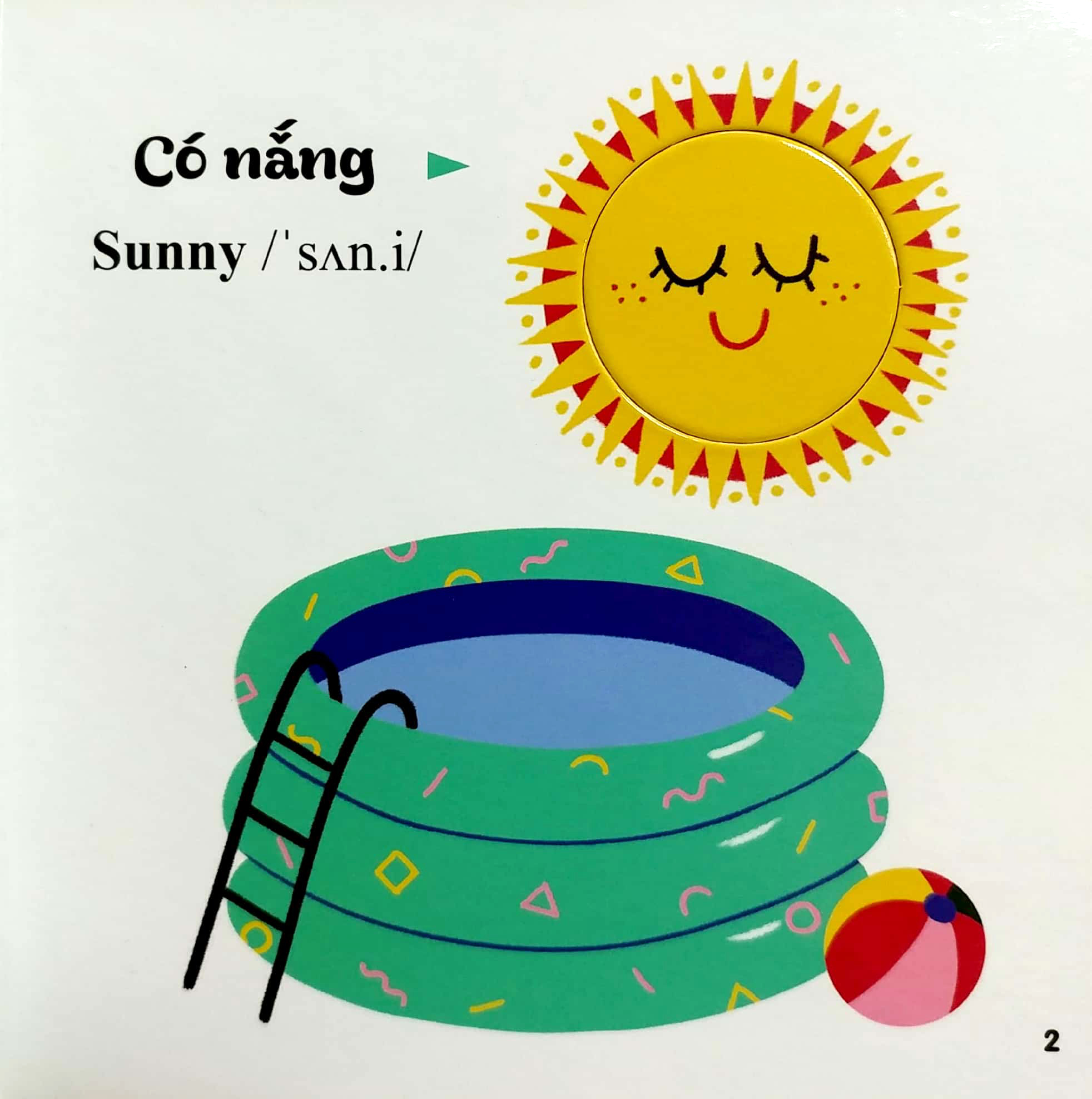 sách đục trổ thông minh - những từ vựng đầu đời của bé - my first words - thời tiết - weather - Ảnh 4