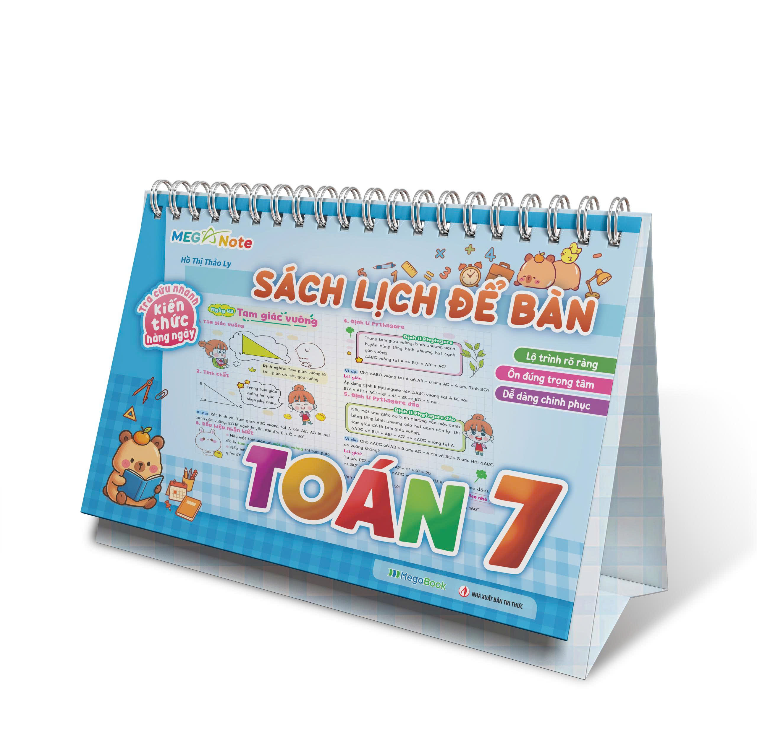 Sách Lịch Để Bàn - Tra Cứu Nhanh Kiến Thức Hàng Ngày - Toán 7 - Ảnh 2