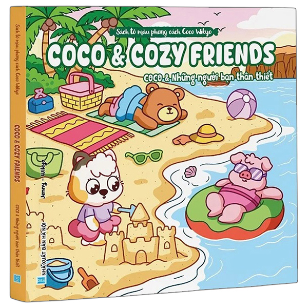 Sách Tô Màu Phong Cách Coco Wikyo - Coco Và Cute Little Corner - Coco Và Góc Nhỏ Dễ Thương - Ảnh 7