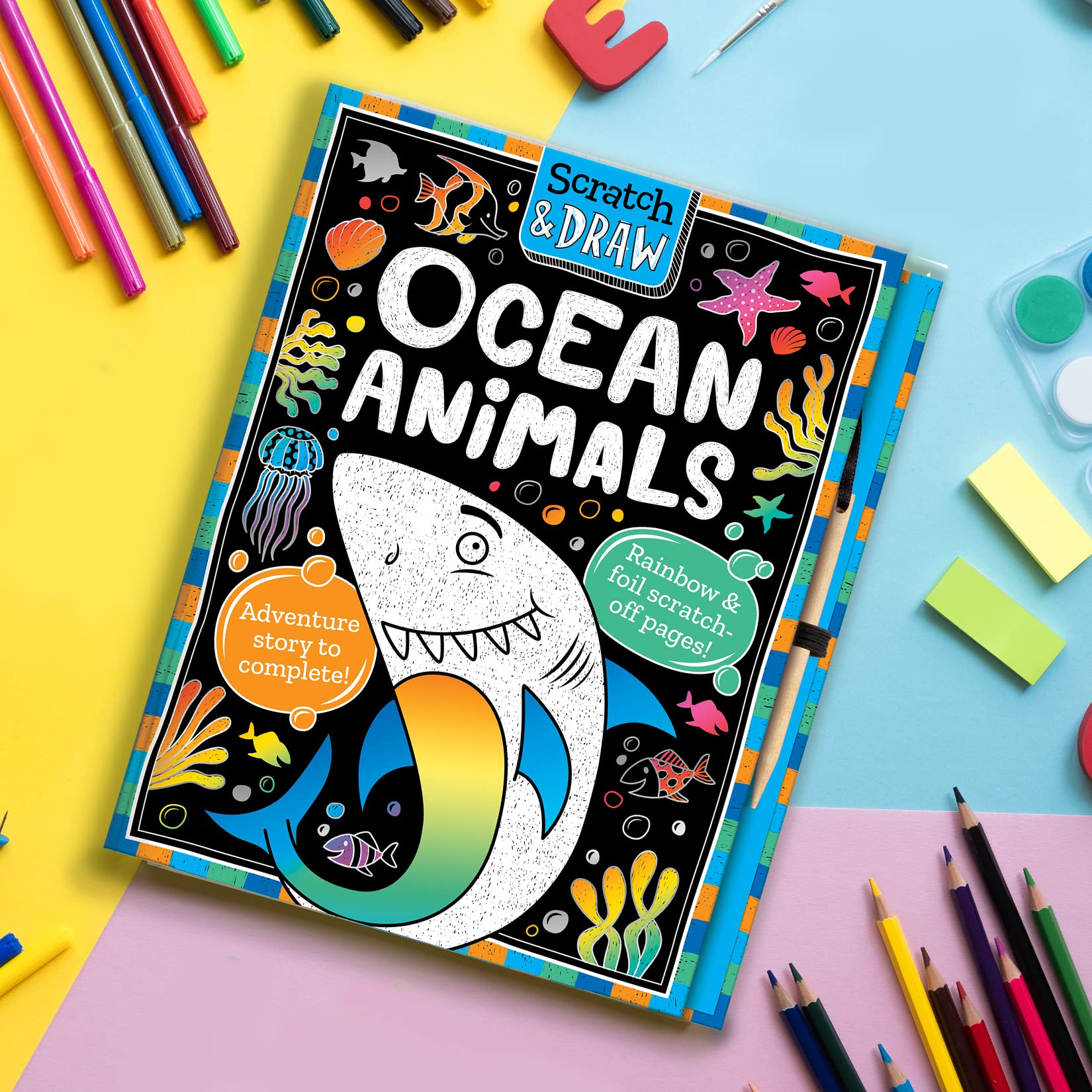 scratch and draw - under the sea - Ảnh 4