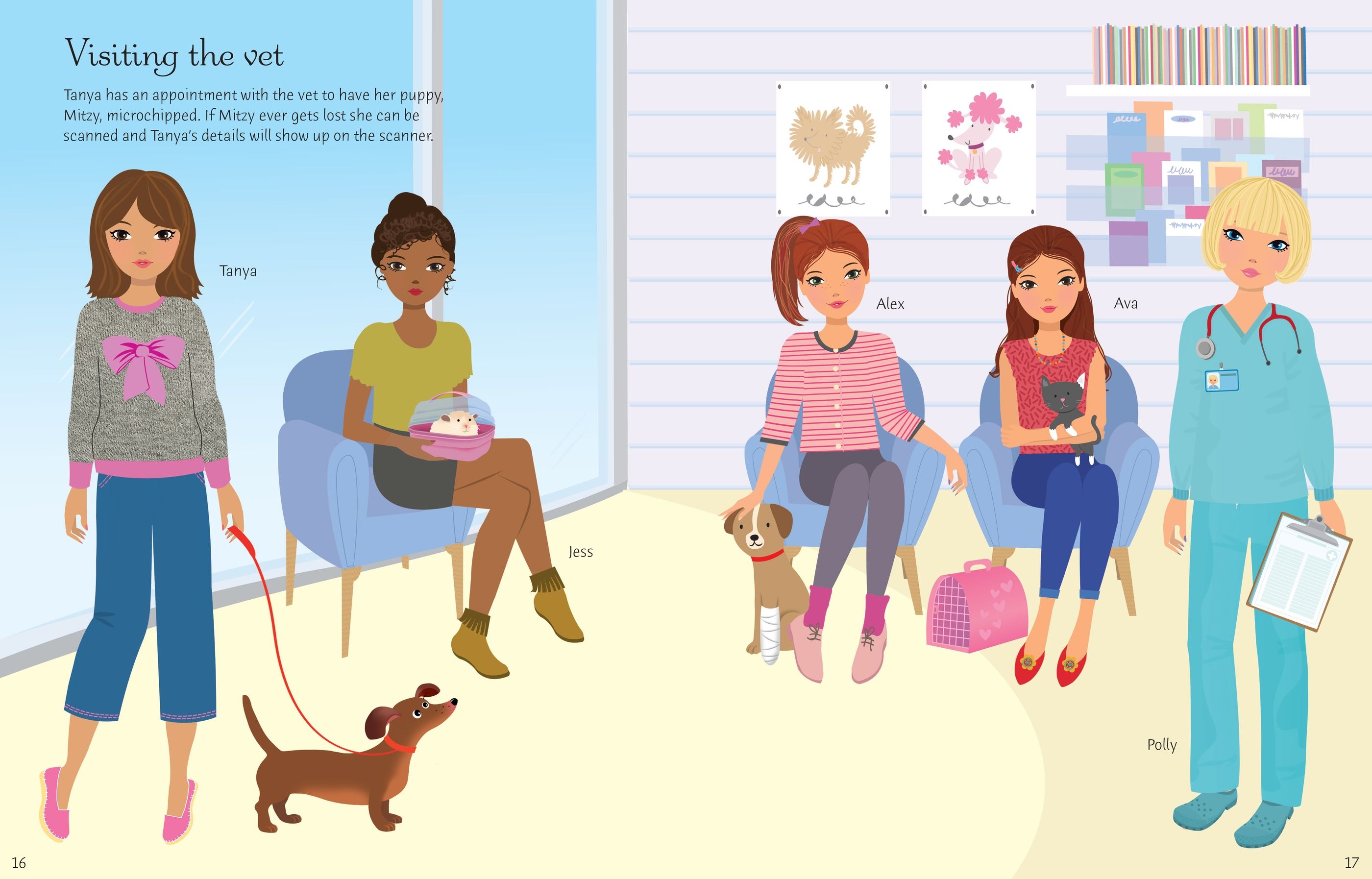 sticker dolly dressing dogs and puppies - Ảnh 3