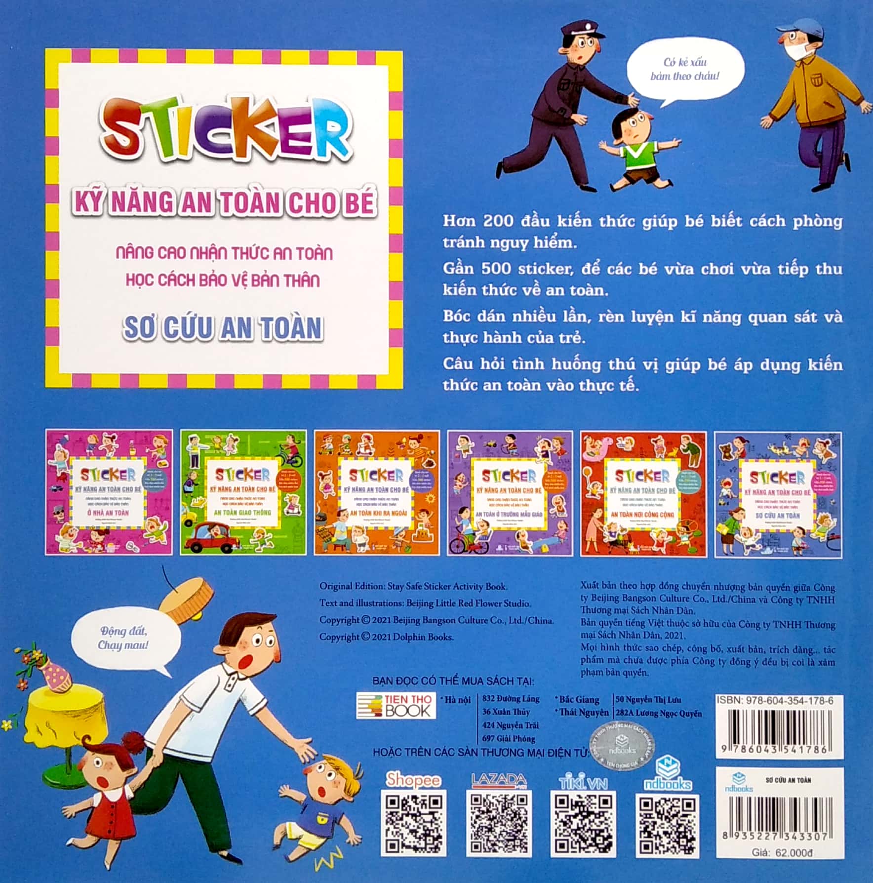 stickers kỹ năng an toàn cho bé - sơ cứu an toàn - Ảnh 6