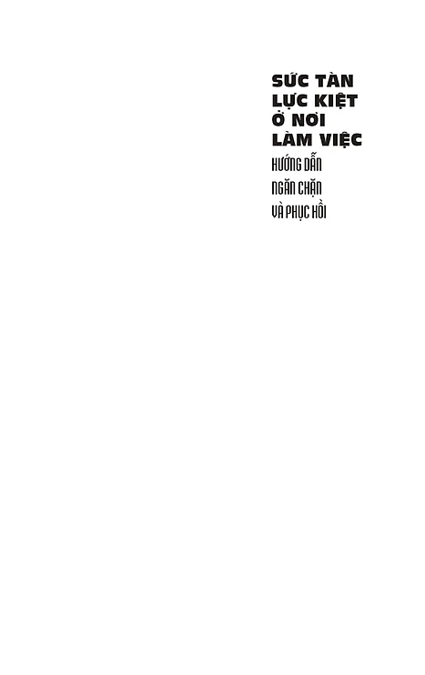 sức tàn lực kiệt ở nơi làm việc - hướng dẫn ngăn chặn và phục hồi - Ảnh 2
