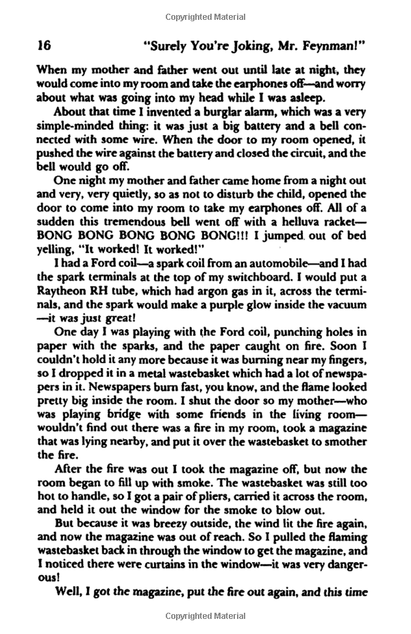 "Surely You're Joking, Mr. Feynman!": Adventures of a Curious Character as Told to Ralph Leighton - Ảnh 7