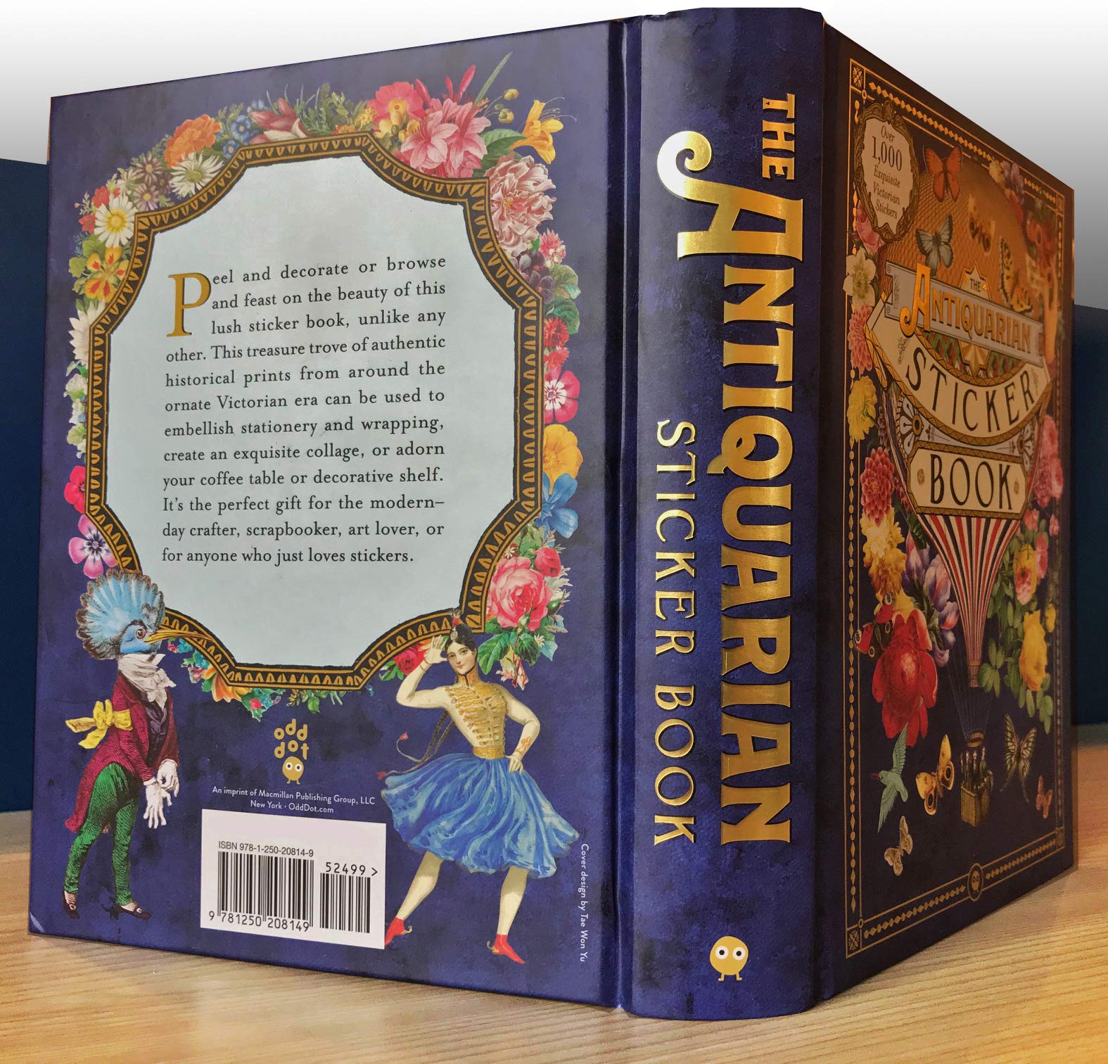 the antiquarian sticker book: over 1,000 exquisite victorian stickers - Ảnh 3