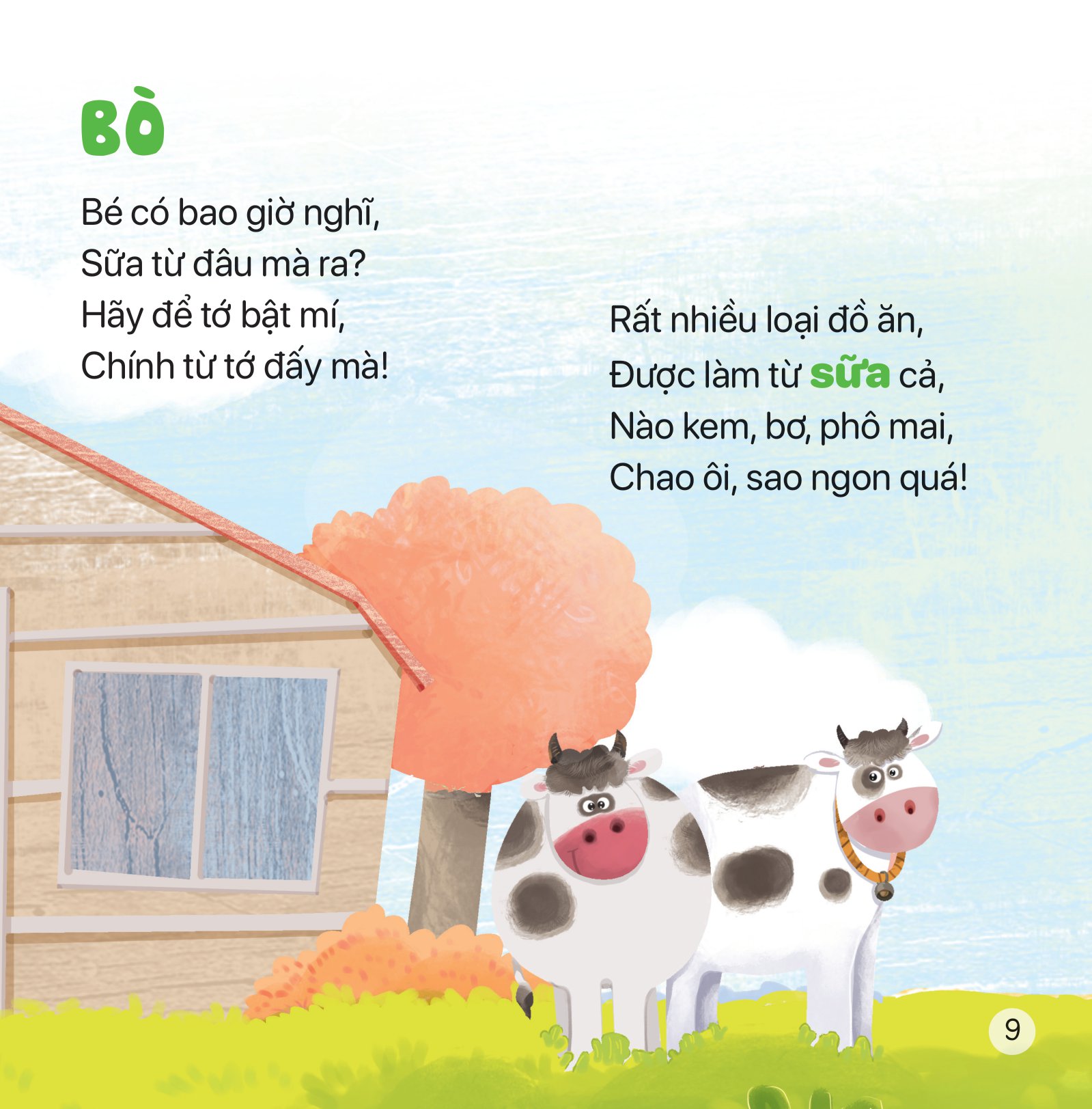 thơ hay cho bé - học về nông trại - Ảnh 12
