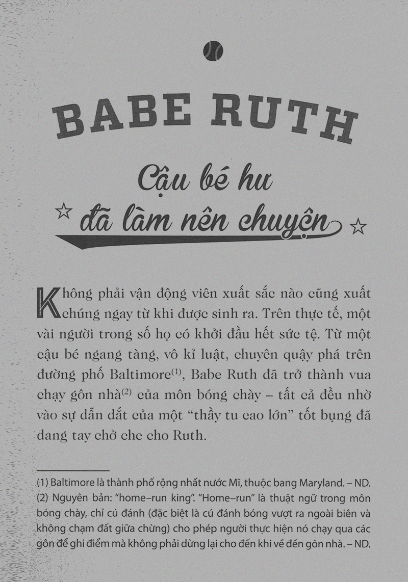 thời thơ ấu của các huyền thoại thể thao - chuyện thật chưa kể (tái bản) - Ảnh 6