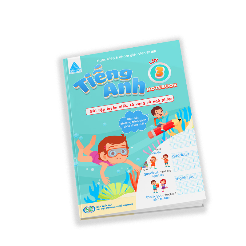 Tiếng Anh Lớp 3 - Notebook - Bài Tập Luyện Viết, Từ Vựng Và Ngữ Pháp - Ảnh 2
