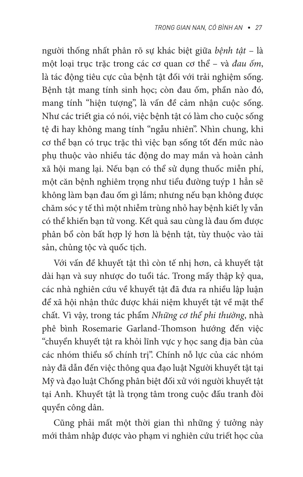 Trong Gian Nan Có Bình An - Cách Triết Học Mở Lối Cuộc Đời - Ảnh 9
