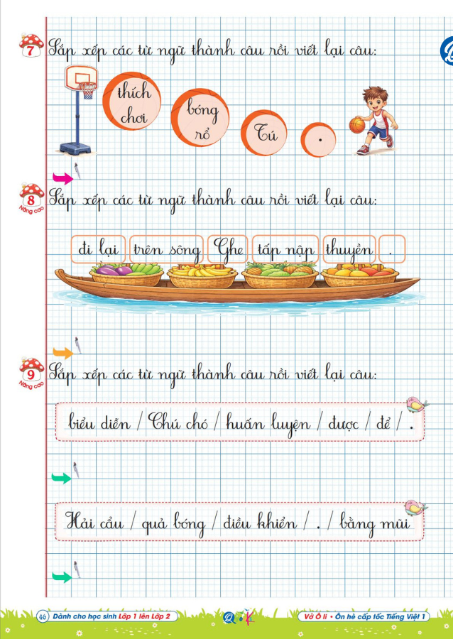 Vở Ô Li - Ôn Hè Cấp Tốc - Tiếng Việt 1 - Dành Cho Lớp 1 Lên Lớp 2 - Ảnh 5