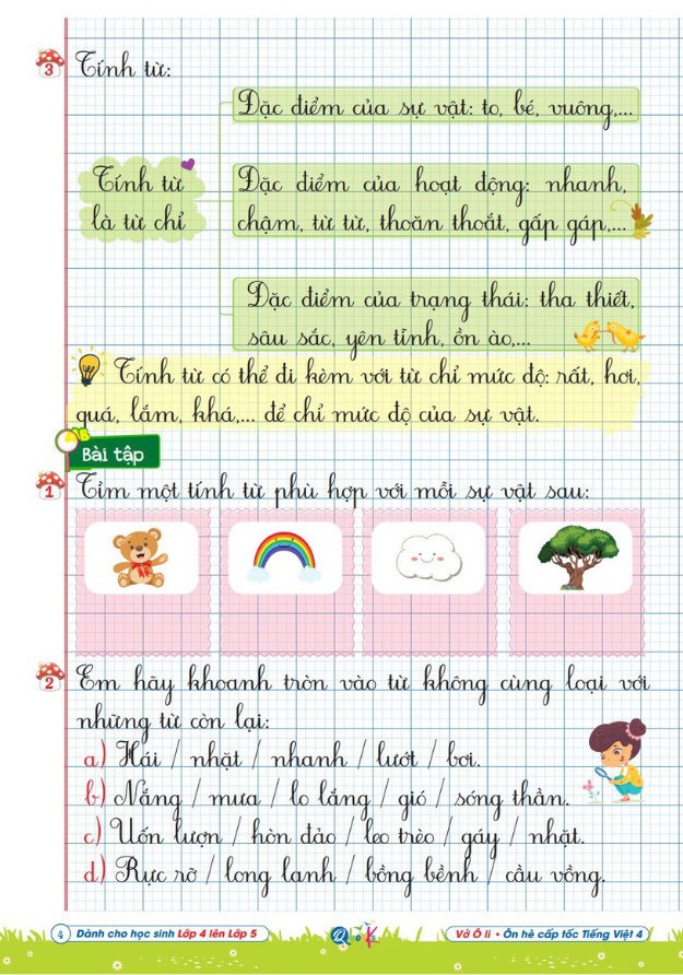 Vở Ô Li - Ôn Hè Cấp Tốc - Tiếng Việt 4 - Dành Cho Lớp 4 Lên Lớp 5 - Ảnh 5
