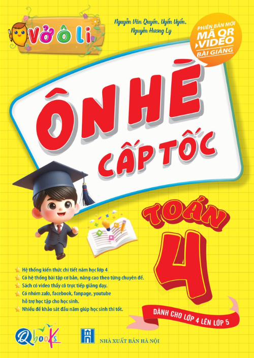 Vở Ô Li - Ôn Hè Cấp Tốc - Toán 4 - Dành Cho Lớp 4 Lên Lớp 5 - Ảnh 2