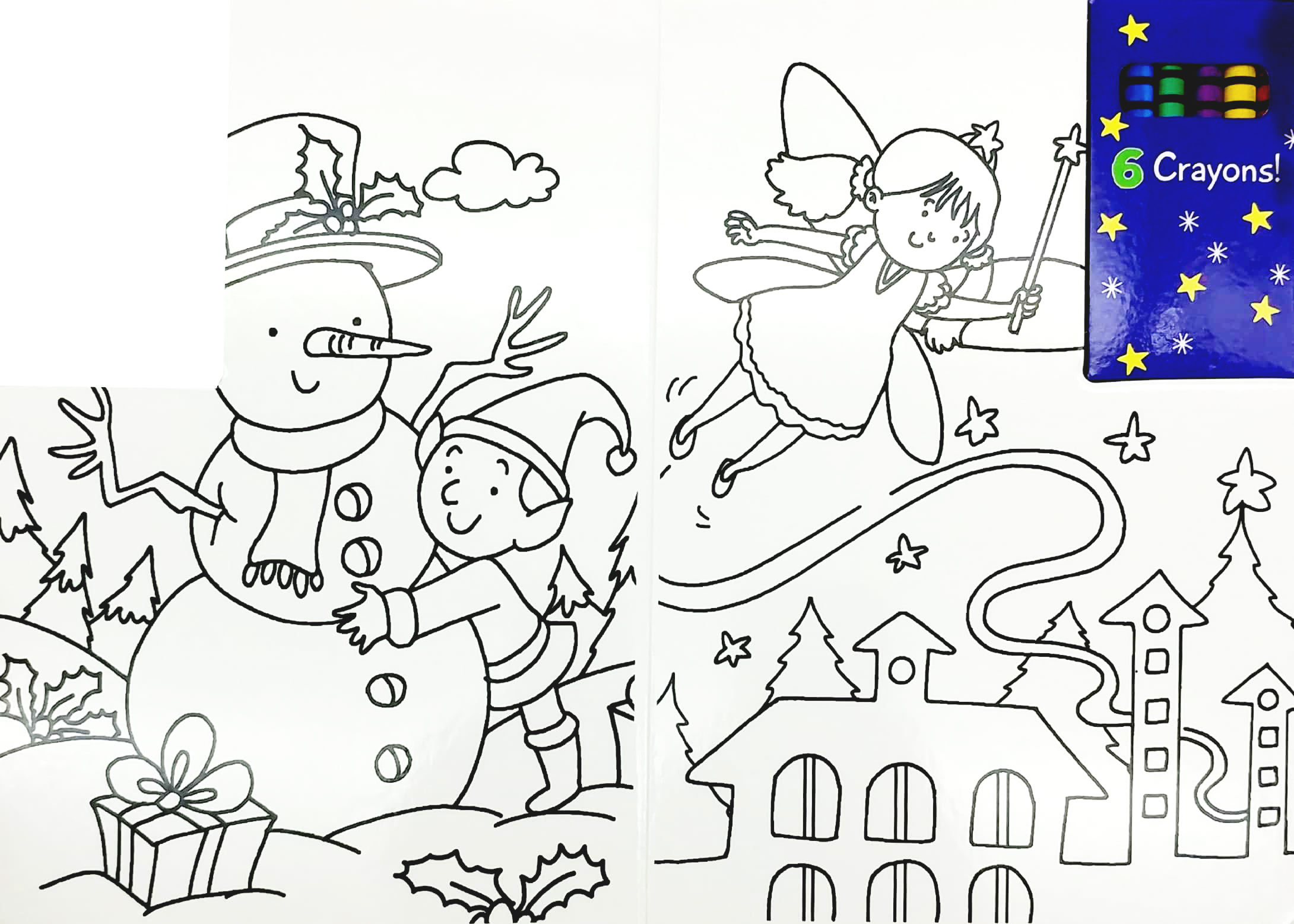 wipe clean colouring books - elves - Ảnh 4