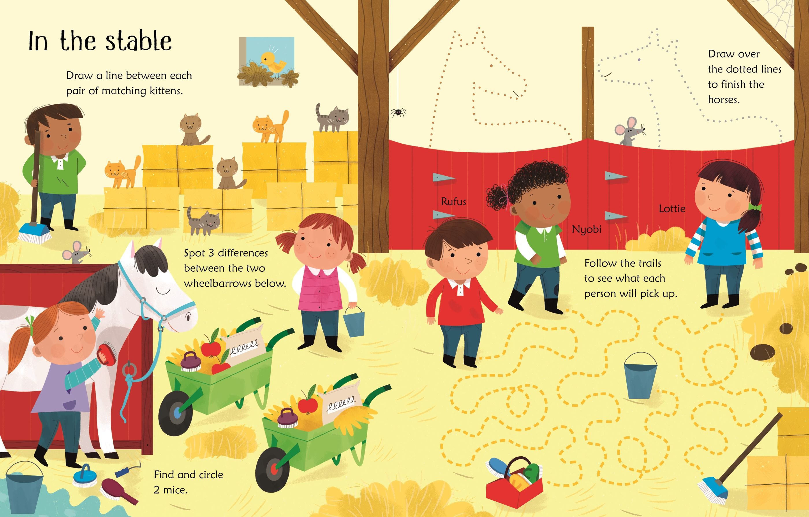 wipe-clean horse and pony activities - Ảnh 5