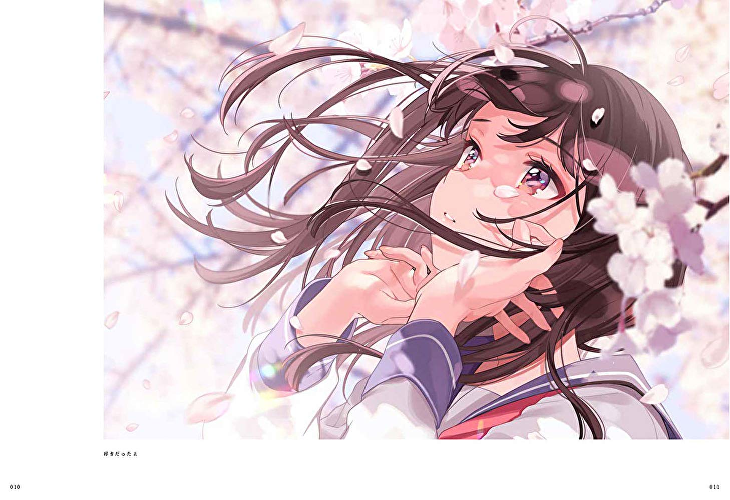 雨に恋う しぐれうい作品集 単行本 ame ni kou shigure ui sakuhinshuu - Ảnh 3